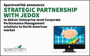Spectrum Announces Strategic Partnership with Jedox to deliver Enterprise-level Corporate Performance Management Solutions to North American Market