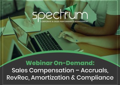Webinar On-Demand: Sales Compensation – Accruals, RevRec, Amortization and Compliance